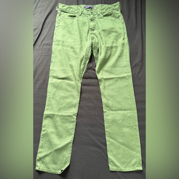 Ralph Lauren Purple Label Green Slim Fit Denim - Picture 1 of 5
